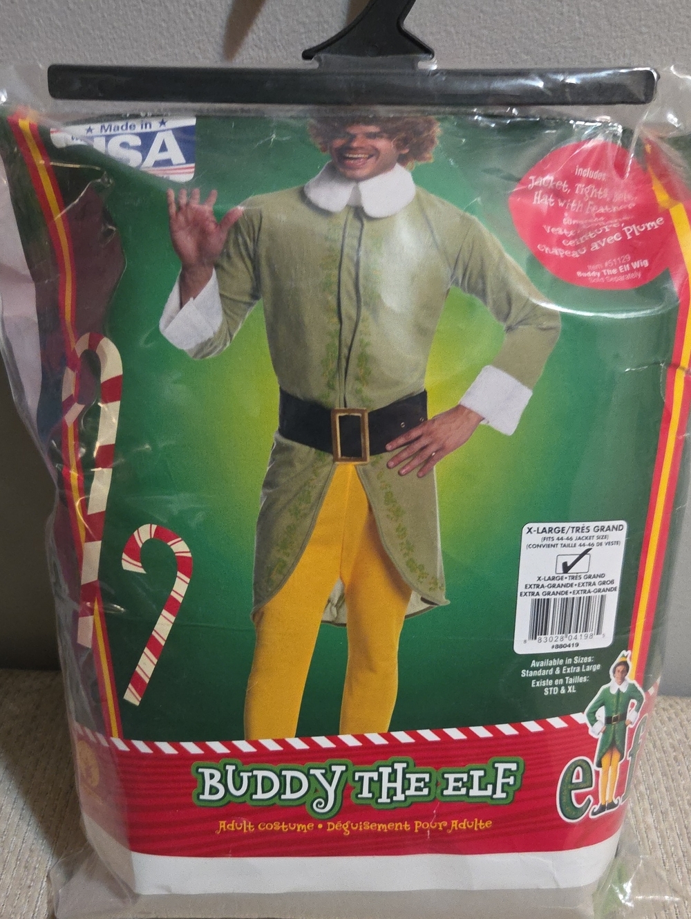 Adult Costume - Buddy The ELF